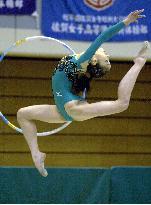 Murata wins triple at rhythmic gymnastics c'ships